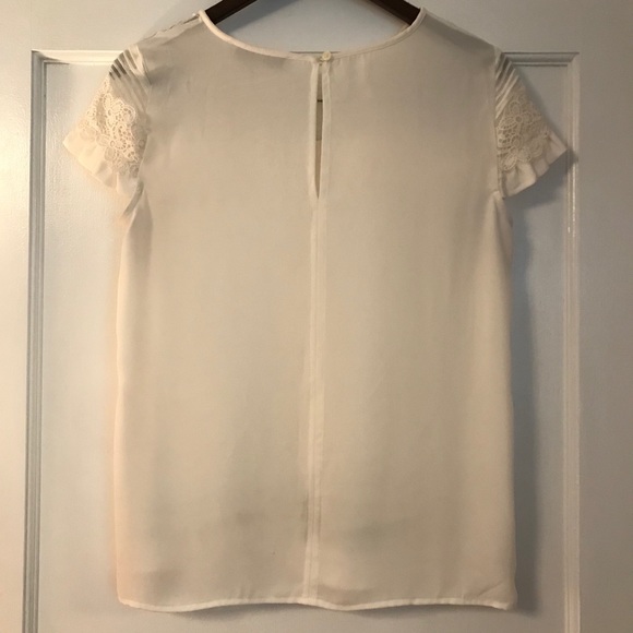 Loft Silk Ruffle Blouse - Picture 3 of 4